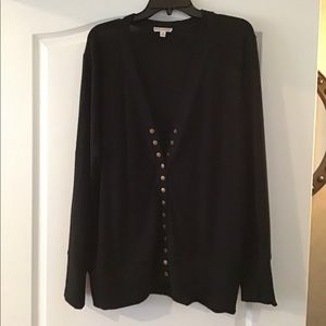 Ladies snap cardigan
